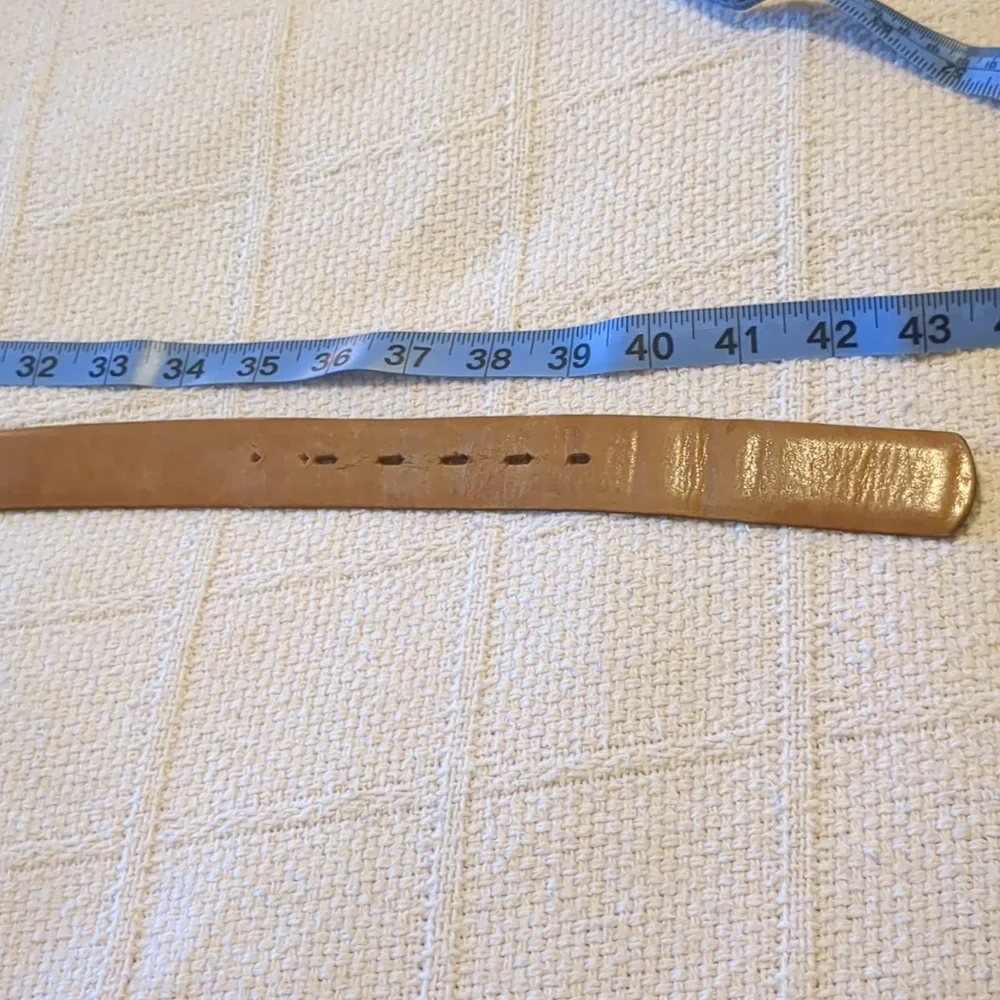 Vintage Jackson Hole Belt Silver with Inlaid Authentic Turquoise